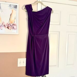 Eva Mendes for NY&C purple cocktail dress